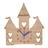 Castle Wooden Clock