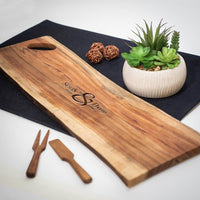 Live Edge Wooden Serving Board (Long)