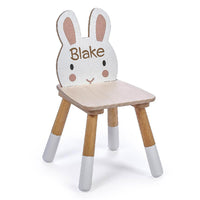Forest Rabbit Wooden Chair