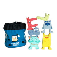 Wooden Monster Stacker Toy