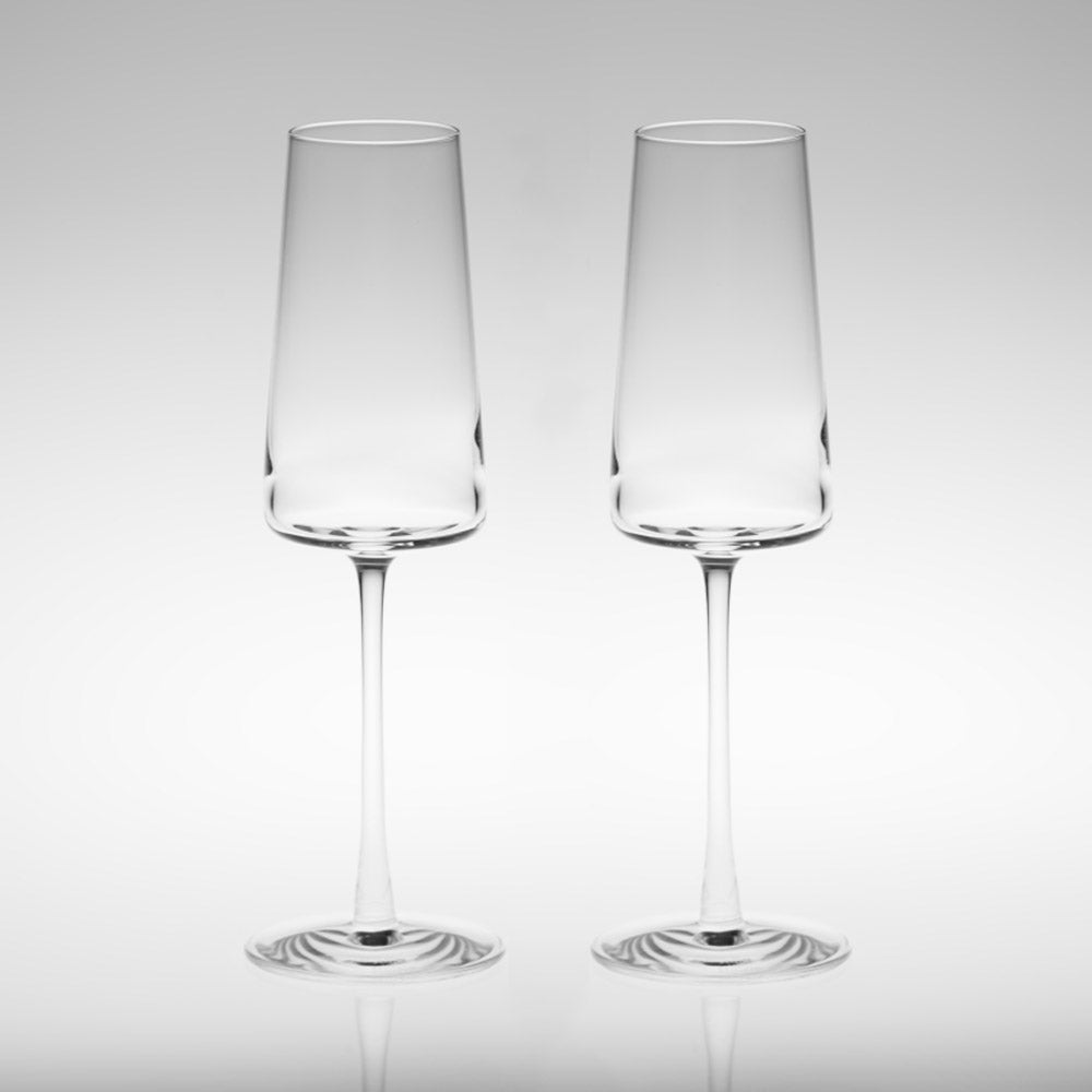 Twin Champagne Glasses