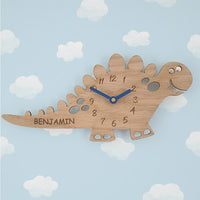 Dinosaur Wooden Clock