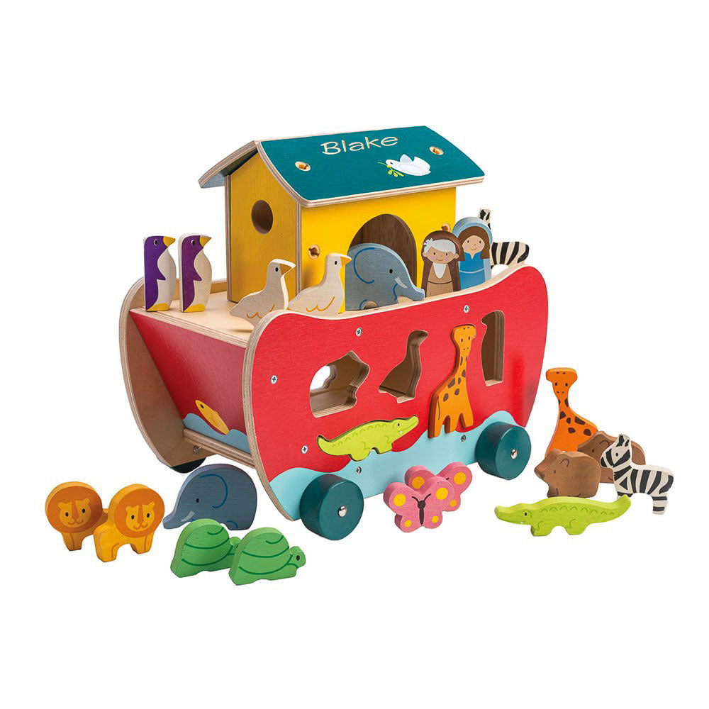 Noah's Ark Wooden Shape Sorter