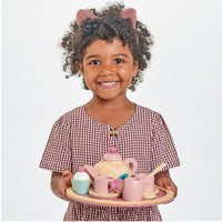 Birdie Wooden Pretend Play Tea Set