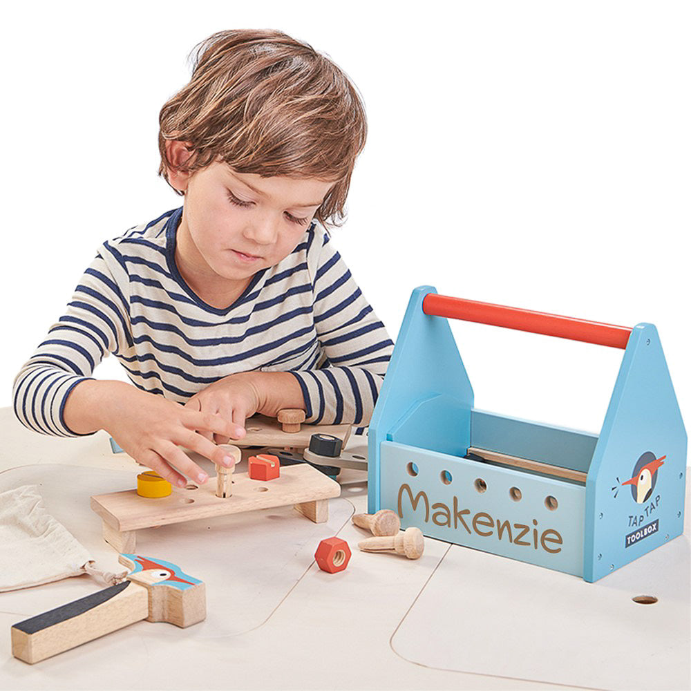 Tap Tap Wooden Tool Box Toy