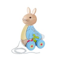 Wooden Pull Along Peter Rabbit Toy