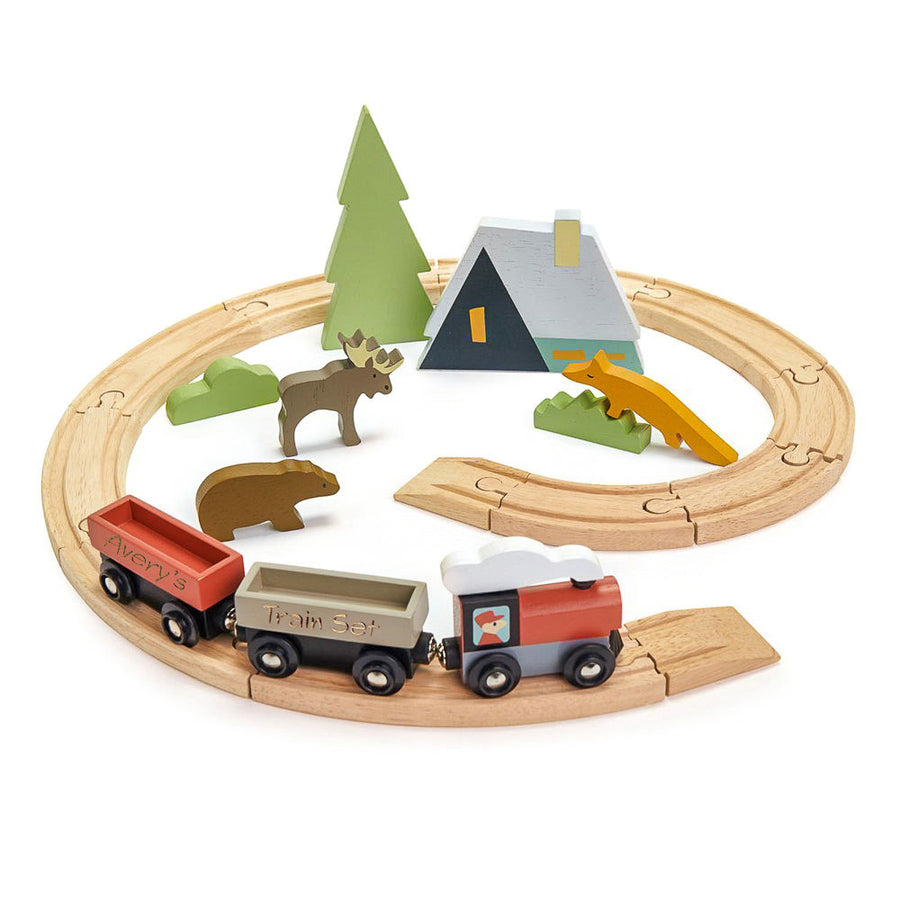 Treetops Toy Train Set
