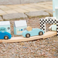 Wooden Car Racing Toy