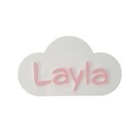 Cloud Bedroom Door Sign